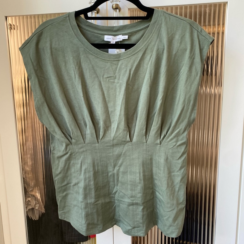 Good American corsetted tee